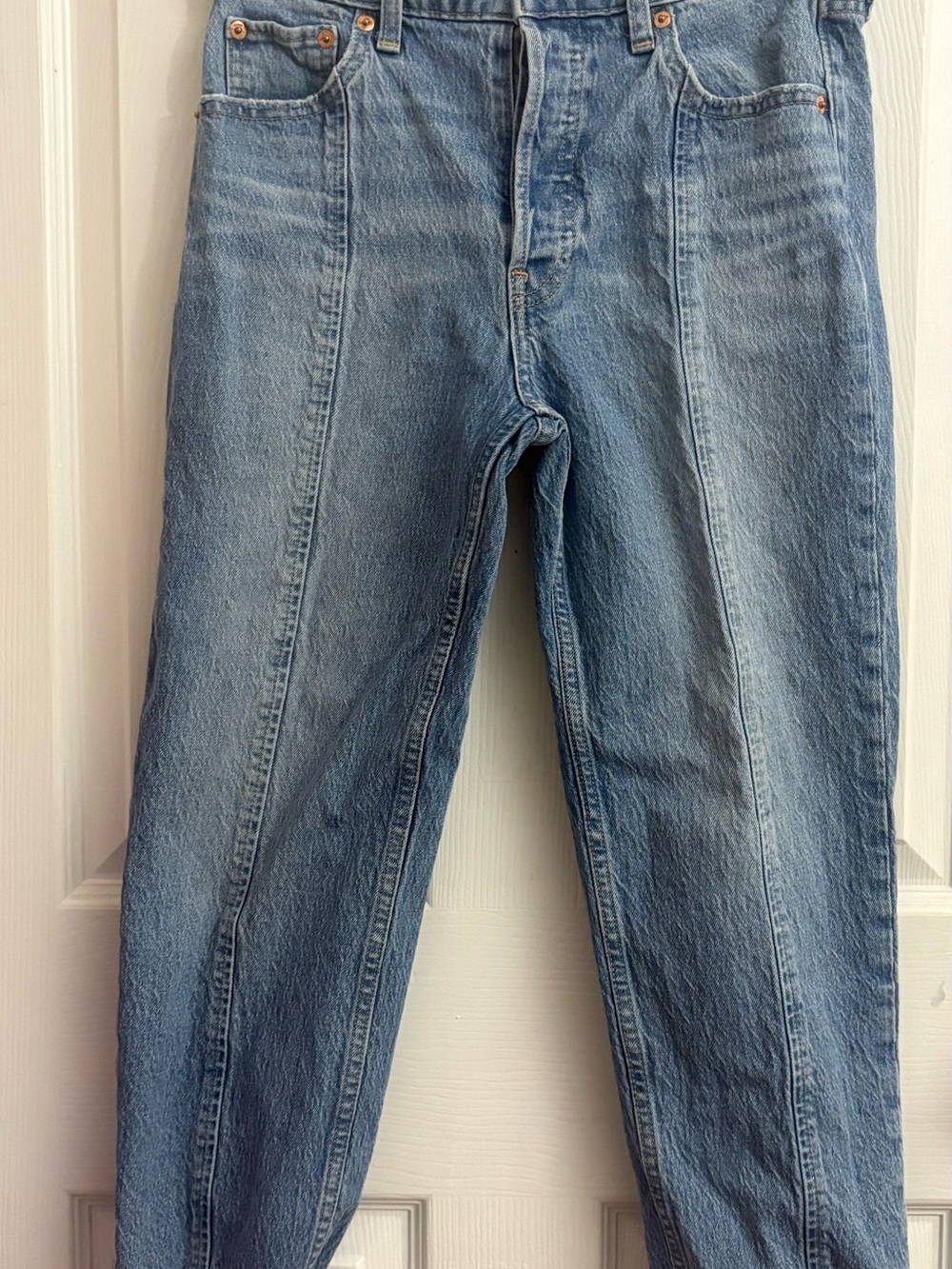 GAP Faded Light Wash Boyfriend Jeans